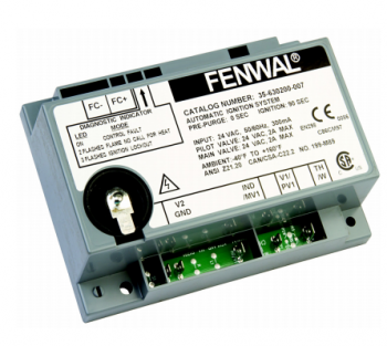 Fenwal 35-630501-007 Microprocessor-Based Intermittent Pilot Ignition Control Re-Ignition After Loss of Flame Noryl Gray Enclosure 1 TFI 90-Second