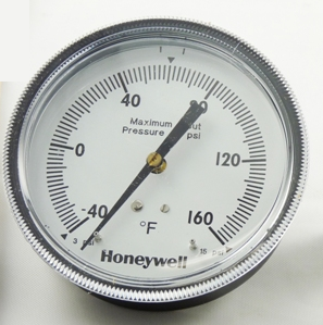 Honeywell 14004905-001 Receiver Gauge 3-1/2" 40-160F