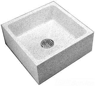 Acorn TRH-242410 24" x 24" x 10" Height Reduce Height Terrazzo Mop Sink