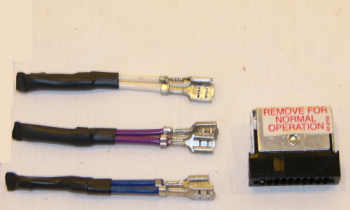 Honeywell 4074EDJ Test Plug & 3 Resistors For W7100