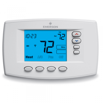 White-Rodgers 1F98EZ-1621 Universal Wireless Easy Install 4-Wire Thermostat 6" Display