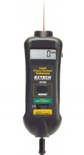 Extech 461995-NIST Laser Photo/Contact Tachometer with NIST Traceable Certificate