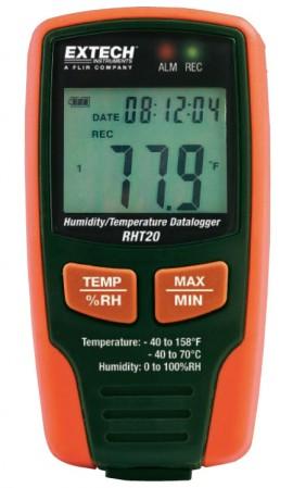 Extech RHT20 Humidity and Temperature Datalogger, -40 to 70&deg;C