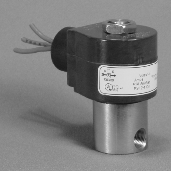 GC Valves S311GF01N9CF5 Solenoid Valve 3/8" NPT Forged Brass Body 24V with Nitrile Seal and 3/8" Orifice