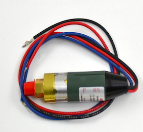 Asco JB58A214C Miniature Pressure Switch 1/4" NPT SPDT Form C Contact 18" Lead Wire