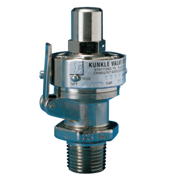 Kunkle 0001-D01-KC0125 Brass Safety Relief Valve 3/4" 0-125 PSI
