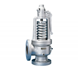 Kunkle 300LGF01-AF0130 Steam Safety Direct Spring Cast Steel Relief Valve 1-1/4" Flange 130 PSI