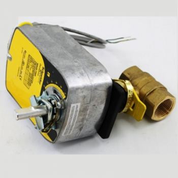 Barber Colman (Schneider Electric) VA-2213-536-9-76 Ball Valve & Actuator Assembly 2-Way 2-Position Spring Return Normally Open 24V 2-1/2" 202Cv