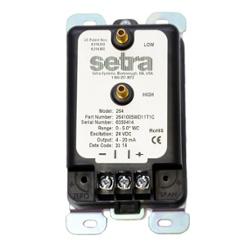 Setra 2641001WB2DA1E Pressure Transducer ±1" W.C. 0-5 VDC 1/2" Conduit Enclosure