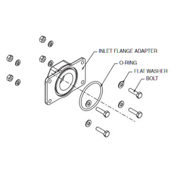 Asco 296657-008 Inlet Adapter Kit 2" (High Flow)
