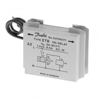 Danfoss 047H0184 Clip-On Timer for Contactor 4-160 Seconds 110-240V Off-Delay