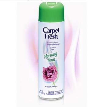 Carpet Fresh 280136 10Oz Quick-Dry Foam Morning Rain (6 can per case) [30 Cases]
