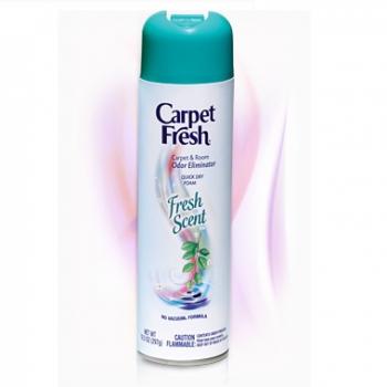 Carpet Fresh 280225 10Oz Quick-Dry Foam Fresh Scent (6 can per case) [30 Cases]