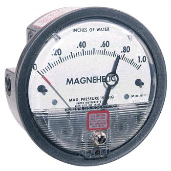 Dwyer 2005-ASF Magnehelic Differential Pressure Gauge 0-5" with Adjustable Signal Flag