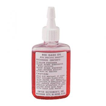 Dwyer A-101 Gauge Oil Red 1 Oz
