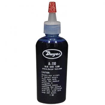 Dwyer A-110 Gauge Oil Blue 3/4 Oz