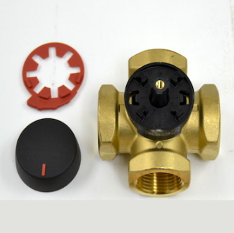 Danfoss 193B1538 Mixing & Diverting Valve 4-Way 1" 7.3Cv