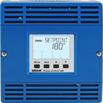 Tekmar 400 House Control TekmarNet for Boiler with DHW & Setpoint for 4-Zone Valves