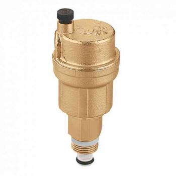Caleffi 502710A Automatic Air Vent With Check Valve 1/8" NPT Male