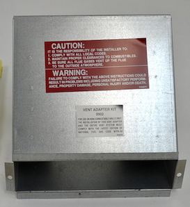 Williams Comfort Products 9902 Vent Adapter For Top Vent