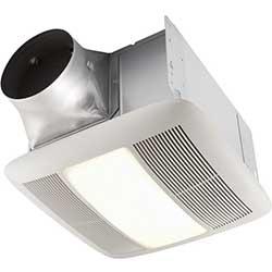 BROAN-NuTone QTXEN080FLT Ventilation Fan with Light 80 CFM 0.3 Sones