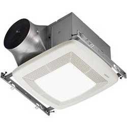 BROAN-NuTone ZB80L Ultra Green Multi-Speed Fan withLight 30 CFM to 80 CFM 0.3 Sones