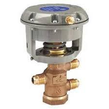 Johnson Controls V-4332-1004 Pneumatic Actuated Flare Valve 1/2" 9-13 PSI 3-Way Mixing 1.2Cv