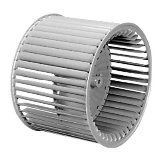 Lau 01332601 Blower Wheel 10-5/8"H x 6"W 1/2" Bore Counter-Clockwise