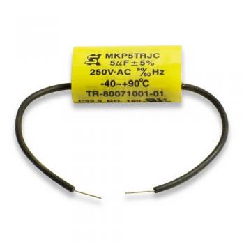 Taco 007-002RP Single Round Run Capacitor 5MFD 250V