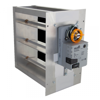 iO HVAC Controls CD-1610-BM Rectangular 3-Wire Damper 24V 16" X 10"