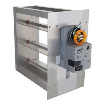 iO HVAC Controls TD-1408 Rectangular 3-Wire Float Damper 14" x 8"