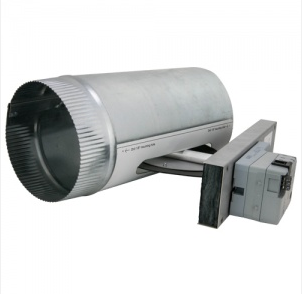 iO HVAC Controls RD-09 Retrofit Zone Control Damper 3-Wire 24V with Spring Return Actuator 9"