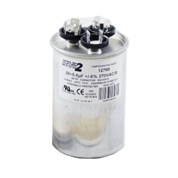 Heil Quaker 1172116 Round Dual Run Capacitor 35+5MFD 370V