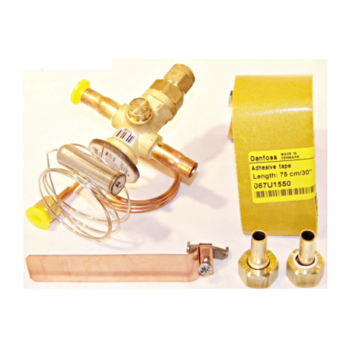 Danfoss 067L5955 Thermostatic Expansion Valve 3/8" TR6 R410A 3-Ton with Kit