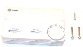 Trane THT2409 Thermostat On/Off 4-Speed (Lo-Med-Hi Fan) Switch Horizontal Mount 24V/277V