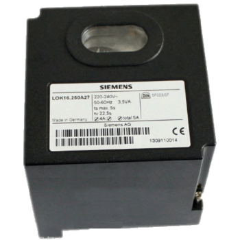 Siemens Combustion LOK16.250A27 Oil Burner Control 220-240V 50/60Hz 3.5VA