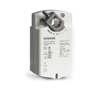 Siemens Building Technology GQD121.1P OpenAir Rotary Damper Actuator 24V Spring Return 20psi 2-Position Control Signal