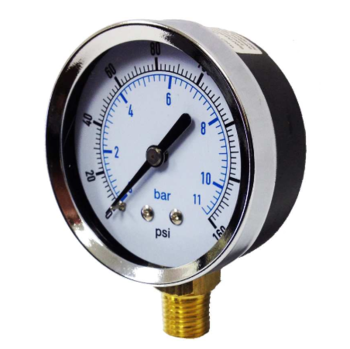 Kodiak Controls 1013560 Gauge 3.5" Dial 0-60psi 1/4" Bottom Mount