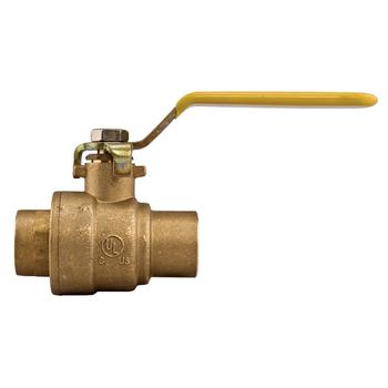 Watts 0123472 Lead Free Full Port Ball Valve 1 1/2" (LFFBVS-3C-SS)