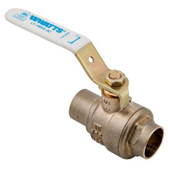 Watts 0555116 Lead Free Full Port Brass Ball Valve 2.5" LFFBVS-3C
