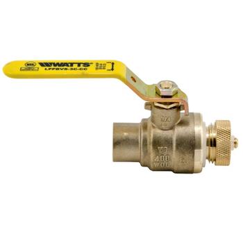 Watts 0123476 Full Port Ball Valve Cap And Chain 1/2" LFFBVS-3C-CC