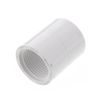 York S1-PVC-430-101 Threaded Coupling 3/4" x 1/2" White