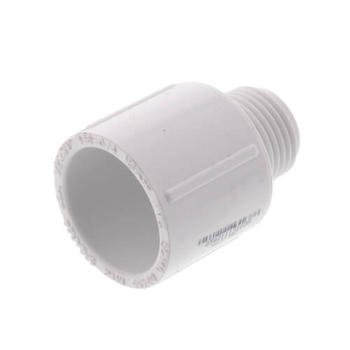 York S1-PVC-436-212 Male Adapter Schedule #40 1-1/2" x 1/4"