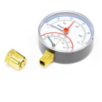 Watts 0121663 Temperature and Pressure Gauge 1/2" (LFDPTG1-3 0-50)