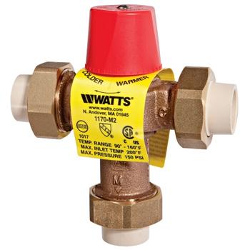 Watts 0559145  Hot Water Temperature Control Valve 1/2" LF1170M2-CPVC