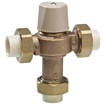 Watts 0559163 Thermostatic Mixing Valve 1" LFMMVM1-CPVC