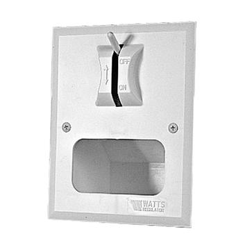 Watts 0006625 DuoClozure Wall Box with Series 2-M2 Washing Machine Shutoff Valve (2M2-DWB)