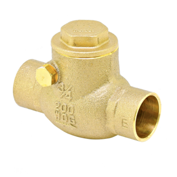Watts 0123504 Lead Free Brass Swing Check Valve 3/4" LFWCVS