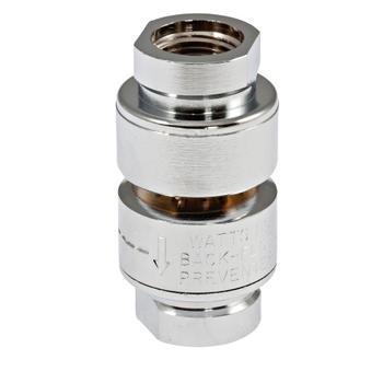 Watts 0122583 Lead Free Dual Check Vacuum Breaker 1/2" (LFN9-C)