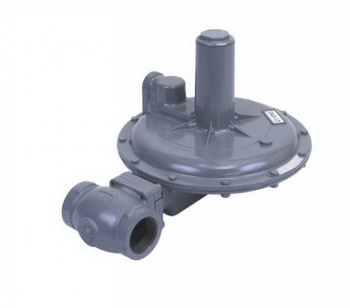 Sensus {Rockwell-Equimeter} 243-8-1 Service Regulator 1/4" to 1-1/4" Standard 1/2" Orifice 6-14 PSI Green & Black Spring